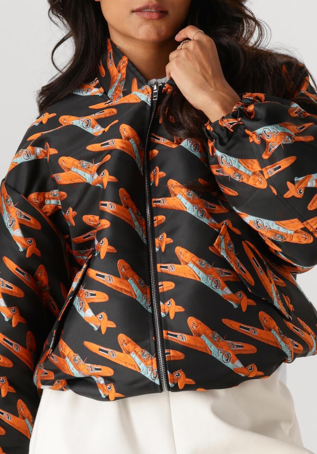 STUDIO AMAYA Dames Jassen Sky Oranje