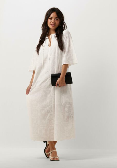 Witte MODSTRÖM Midi jurk HOLLYNMD DRESS - large
