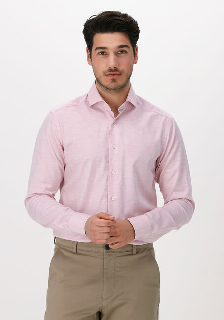Roze PORTO MILANO Klassiek overhemd LAGOS - large