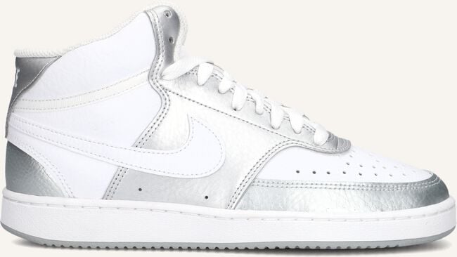 witte nike hoge sneakers nike court vision mid wmns