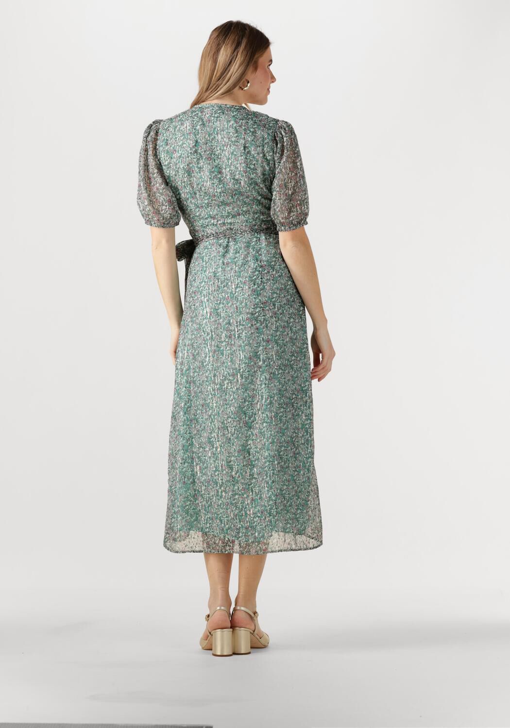 FREEBIRD Dames Jurken Blossom Ss Flower Groen