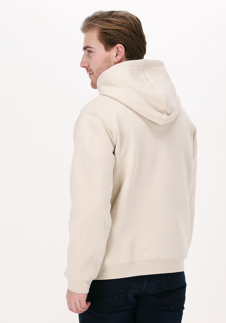 Beige SELECTED HOMME Sweater SLHREGHANKIE HOOD SWEAT EX - large