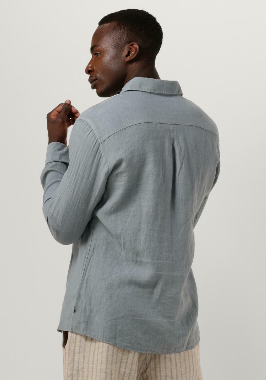 grijze the goodpeople casual overhemd soho