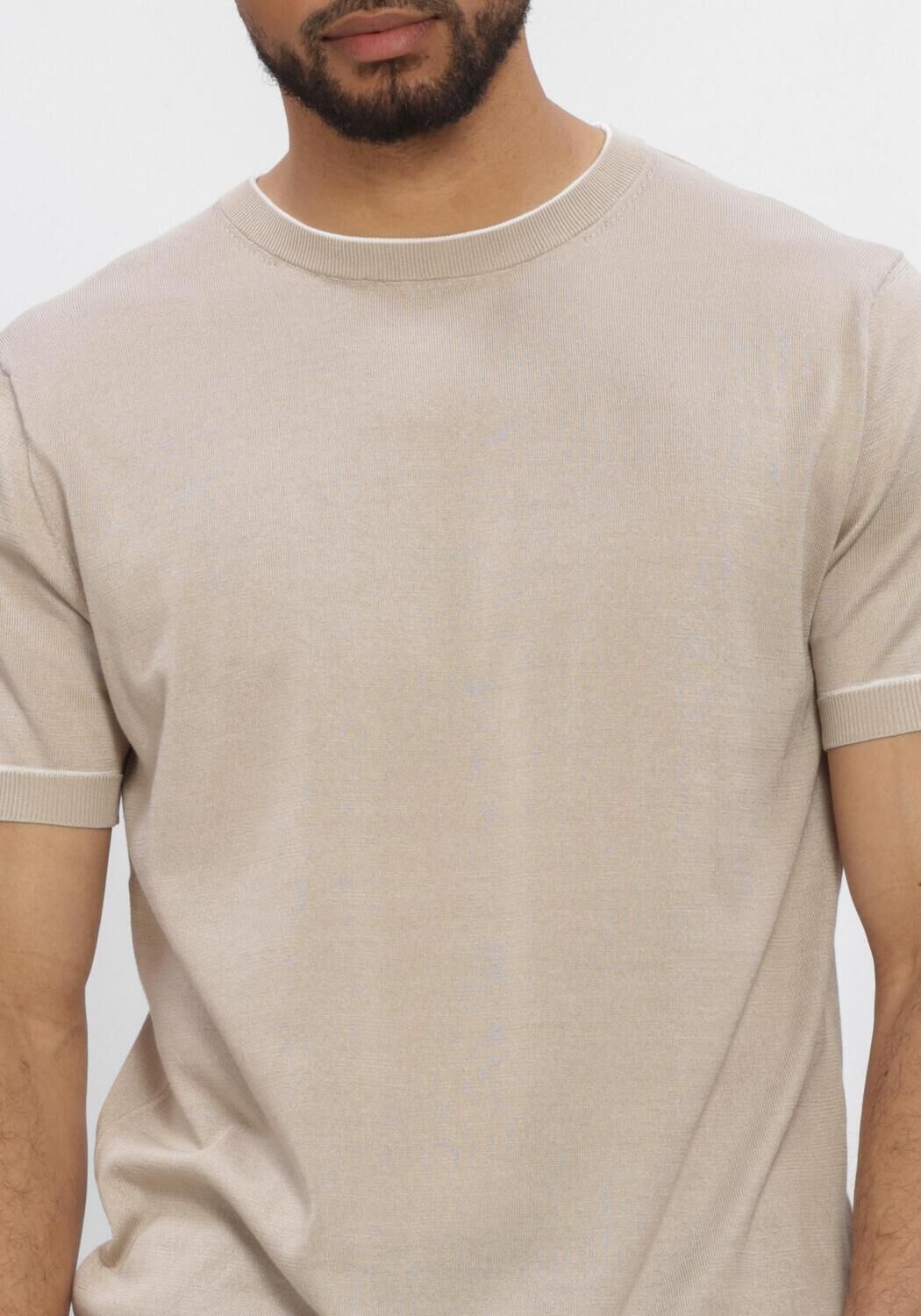 Beige STEFANO LAURAN Polo T-SHIRT BROR - large