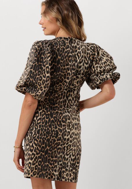 Khaki CO'COUTURE Mini jurk LEOCC CROP PUFF DRESS - large