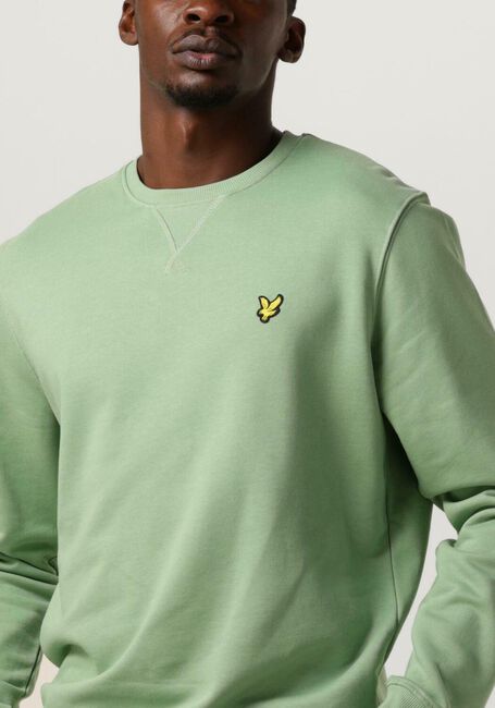 Groene LYLE & SCOTT Trui CREW NECK SWEATSHIRT - large