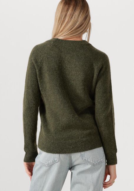 Groene SELECTED FEMME Trui LULU LS KNIT O-NECK B - large