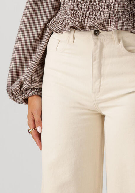 Gebroken wit BY-BAR Wide jeans JADEN OFF WHITE PANT - large