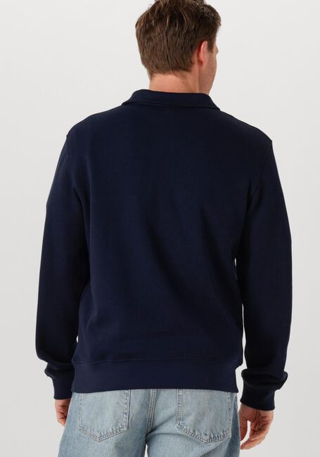Donkerblauwe LACOSTE Trui CLASSIC FIT POLO COLLAR RIBBED POLO - large