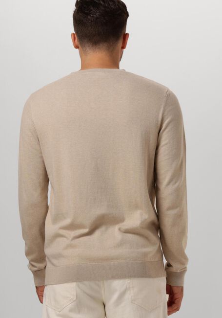 Beige SELECTED HOMME Trui SLHBERG CREW NECK NOOS - large
