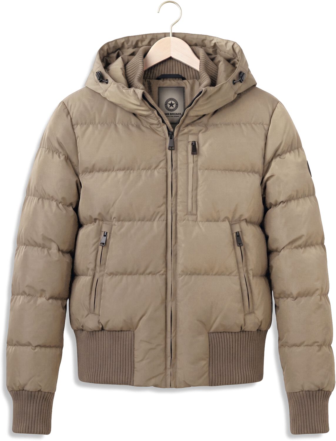 Airforce Dames Jassen Tate Bomber - Taupe, foto 2
