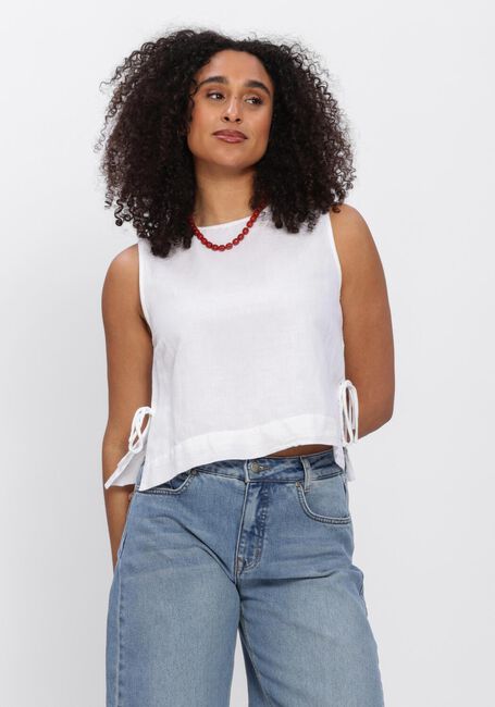 Witte NEO NOIR Truien/vesten SVETLANA LINEN TOP - large