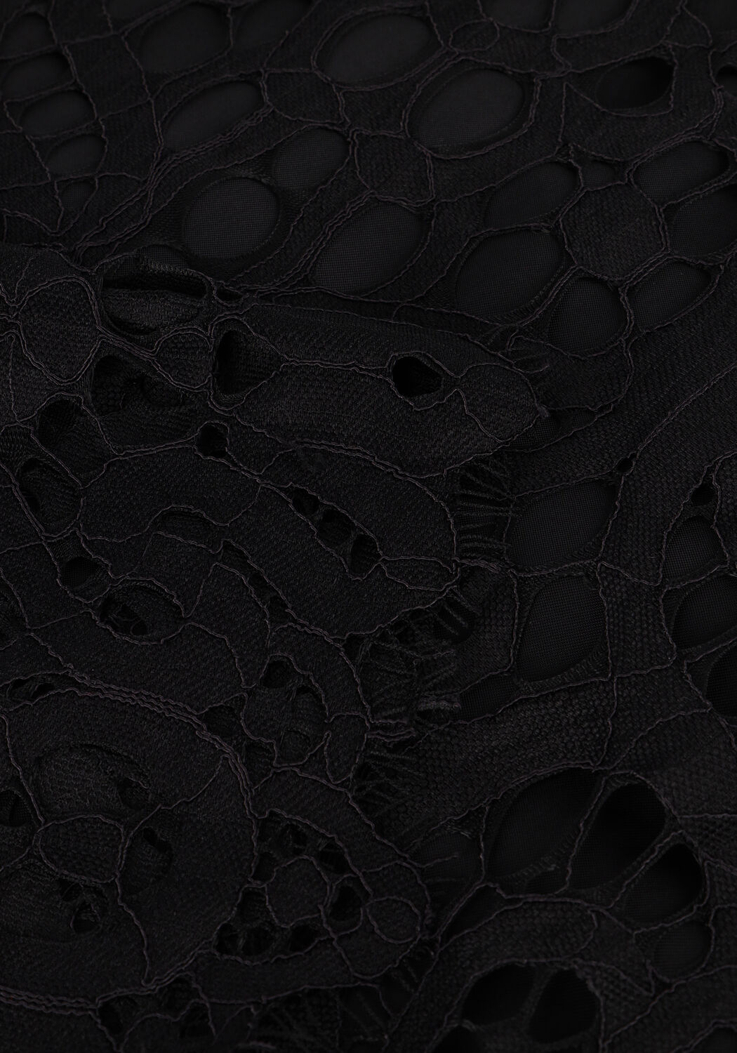 Zwarte VANILIA Midirok LACE PENCIL SKIRT - large