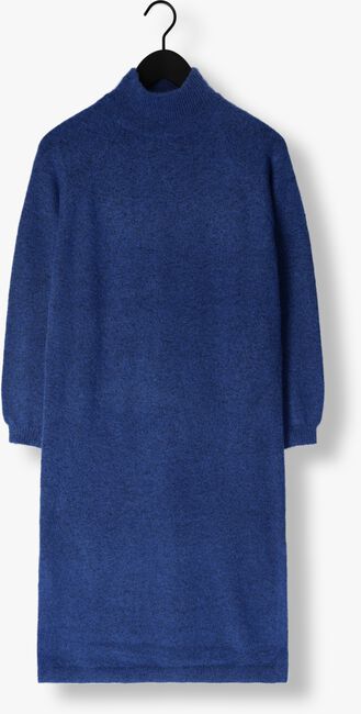 Blauwe Y.A.S. Midi jurk YASBALIS LS FUNNEL KNIT DRESS - large