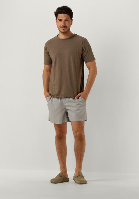 Olijf SELECTED MEN Zwembroeken SLHCOOPER SEERSUCKER SWIMSHORTS - large