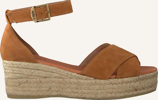 Cognac NOTRE-V Platte sandalen PATTED LEATHER INSOCK Cognac NOTRE-V Platte sandalen PATTED LEATHER INSOCK - large