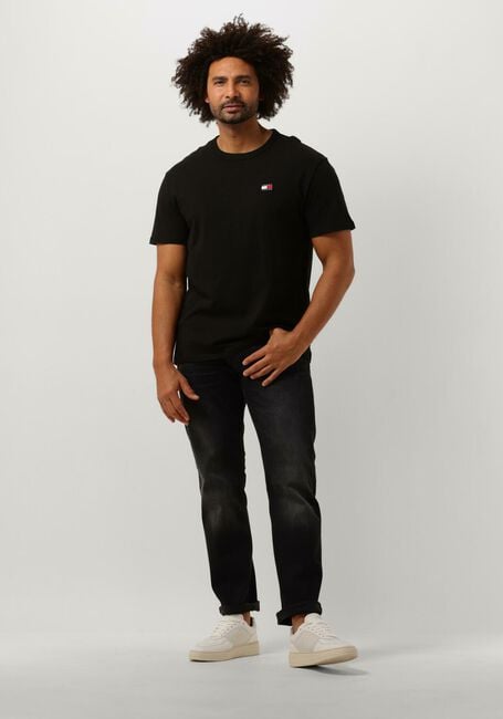 Zwarte TOMMY JEANS T-shirt TJM REG BADGE TEE EXT - large