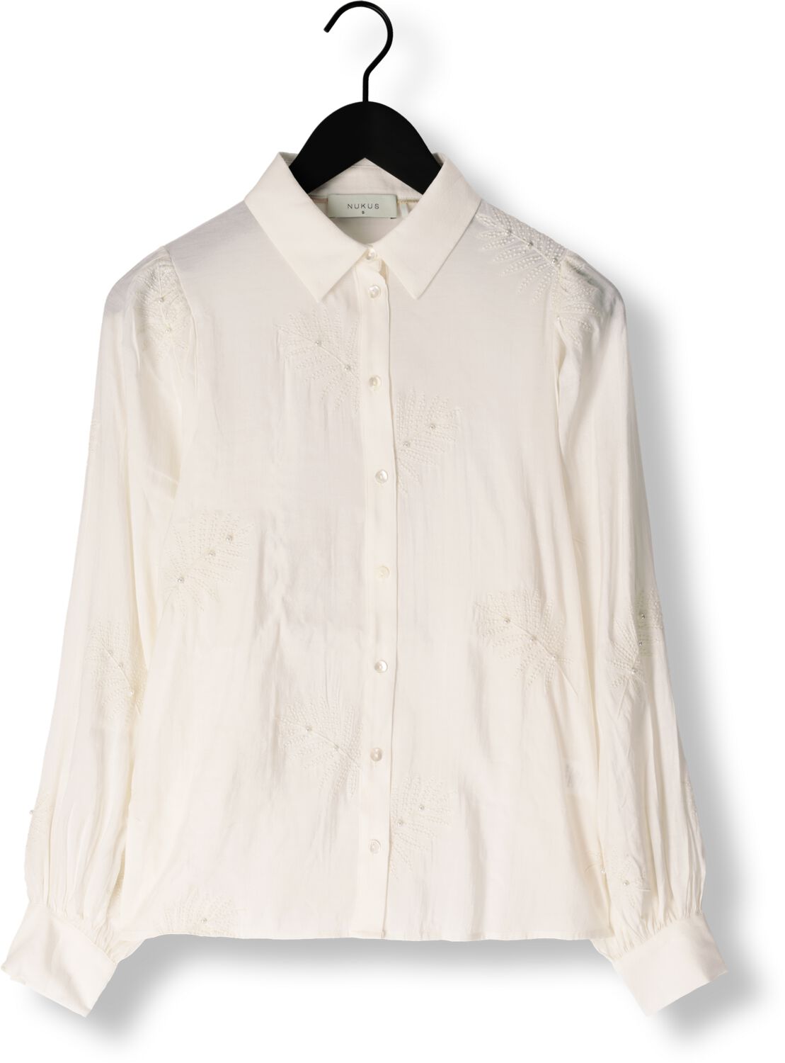 NUKUS Dames Blouses Milanova Blouse Pearl Wit