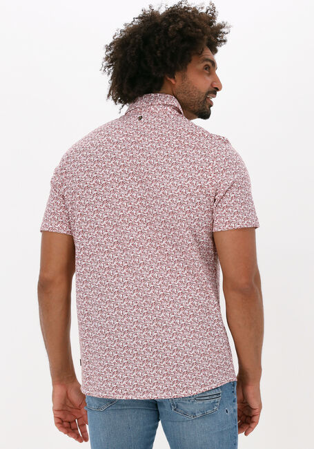 Rode PME LEGEND Casual overhemd SHORT SLEEVE SHIRT PRINT ON PIQUE JERSEY - large