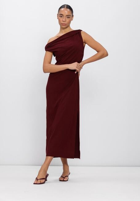 Bordeaux GRACE & MILA Maxi jurk SS26110008 - large