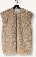 Ecru RUBY TUESDAY Gilet CHRISSIE FAKE FUR LONG GILET Ecru RUBY TUESDAY Gilet CHRISSIE FAKE FUR LONG GILET - medium