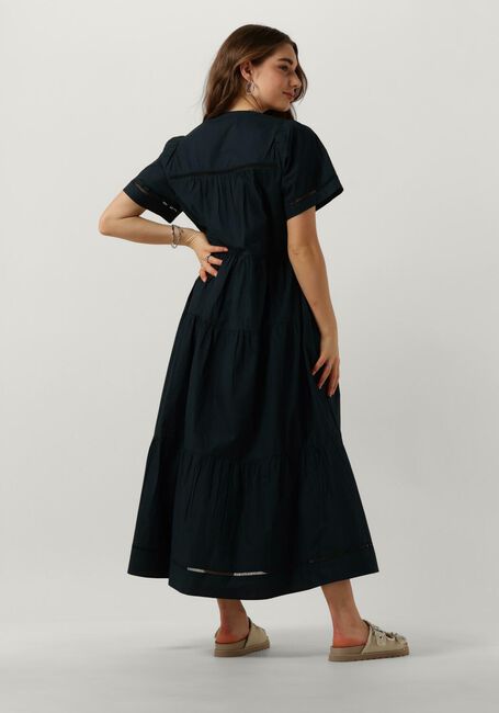 Donkerblauwe BY-BAR Maxi jurk JAY POPLIN DRESS - large