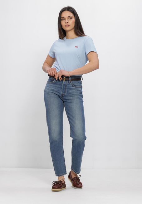 Lichtblauwe LEVI'S Jeans 501 CROP - large