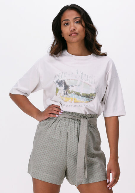 Witte ROUGH STUDIOS T-shirt CAPE TEE - large