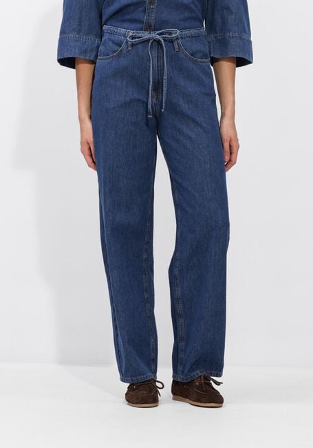 Blauwe SUMMUM Wijde broek JEANS LOOSE FIT LIGHT COTTON TWILL - large