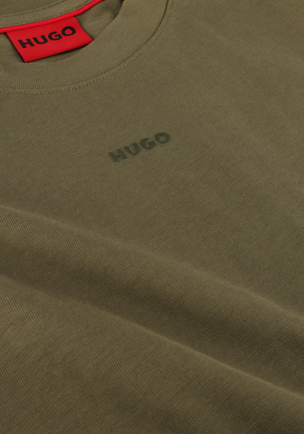 Donkergroene HUGO T-shirt DAPOLINO - large