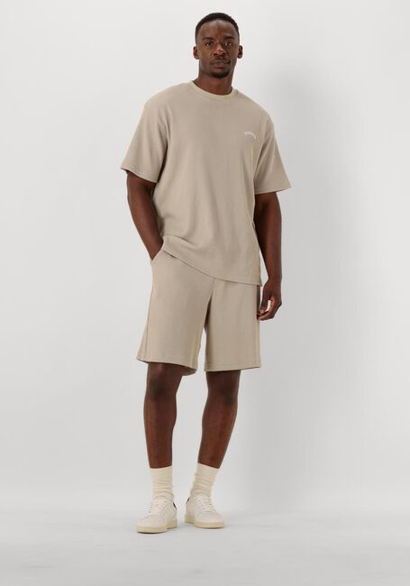 Beige WOODBIRD Korte broek WBBEN WAFFEL SHORTS - large