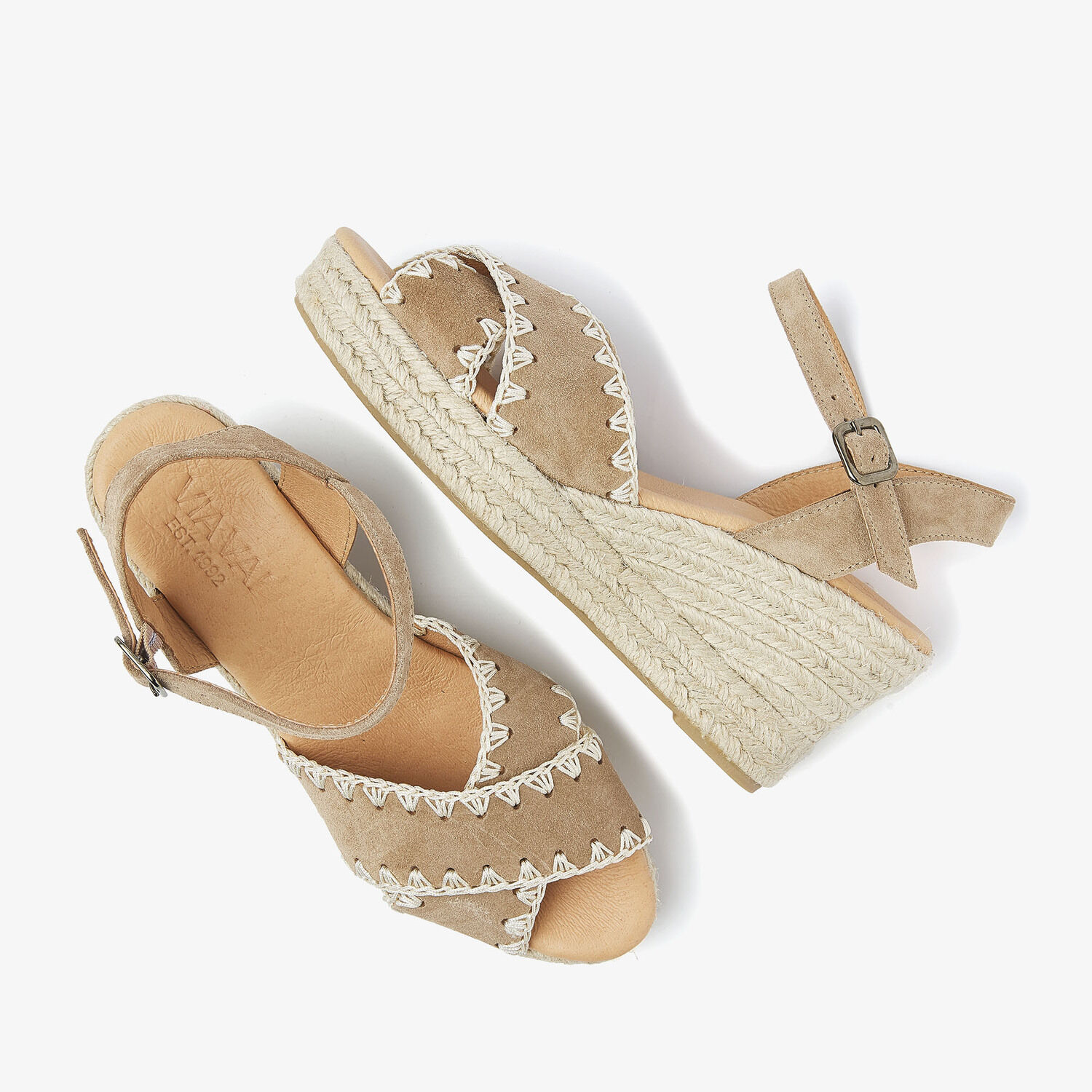Beige VIA VAI Sandalen met hak LUISA AYLA - large