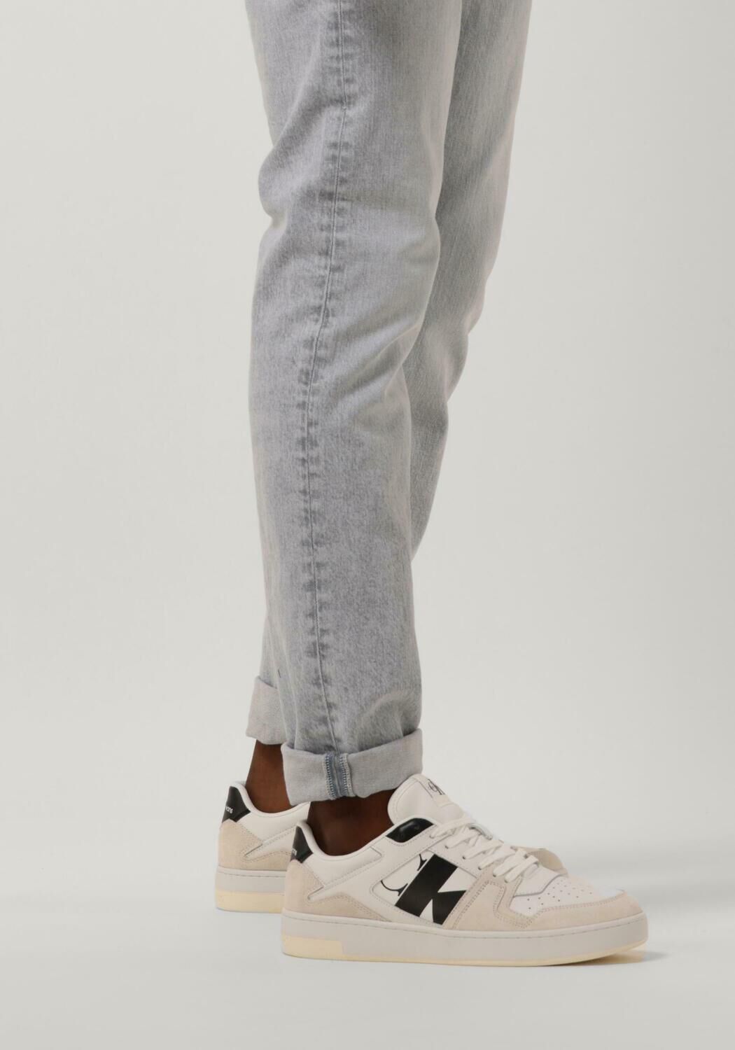Witte CALVIN KLEIN Lage sneakers BASKET CUPSOLE - large