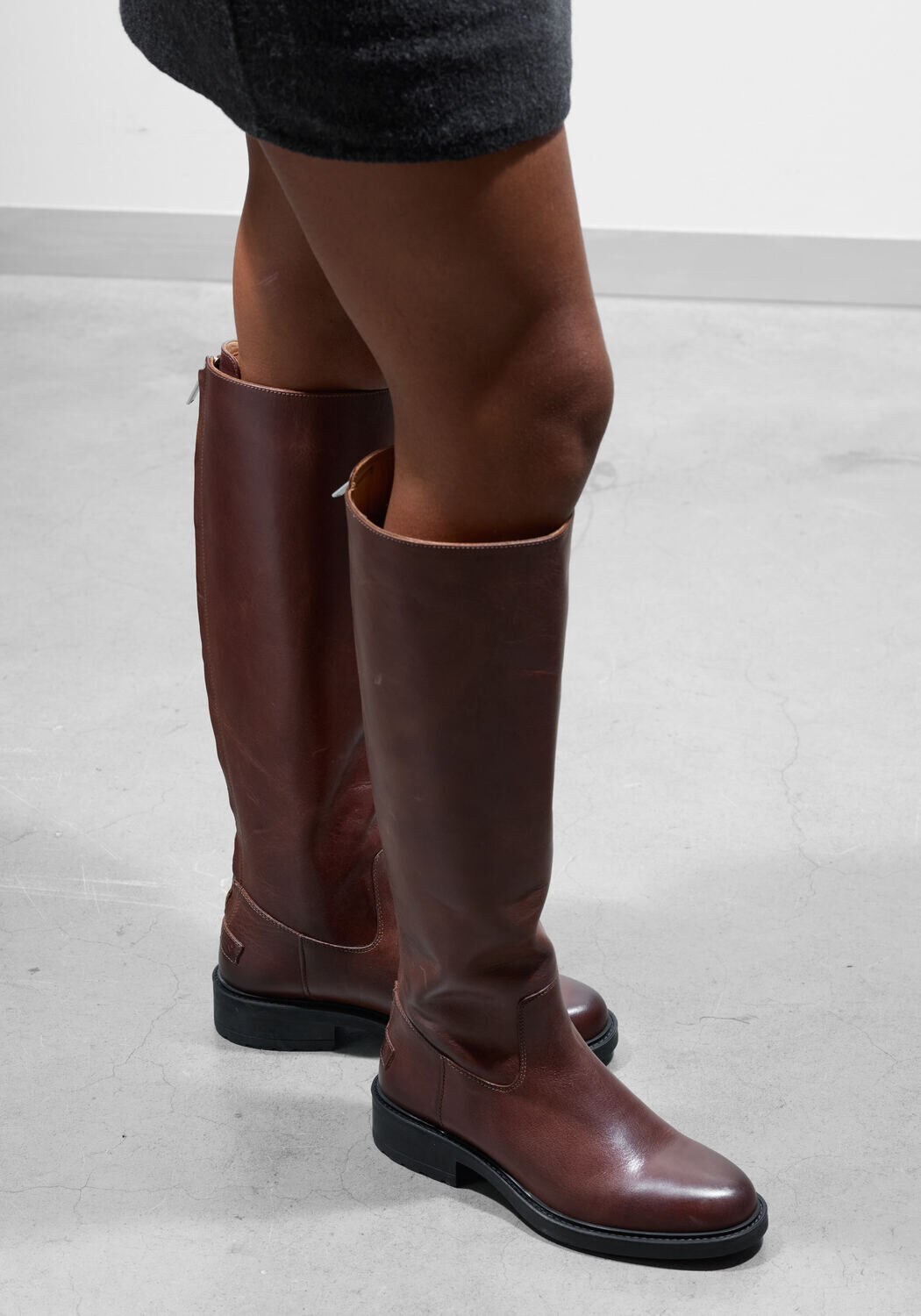 Cognac SHABBIES Hoge laarzen DEAN TALA - large