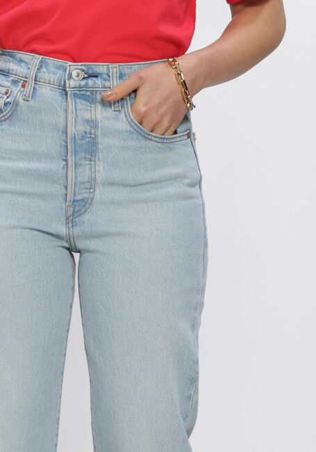 Blauwe LEVI'S Straight leg jeans RIBCAGE FULL LENGTH - large