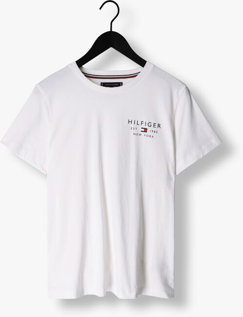 Witte TOMMY HILFIGER T-shirt BRAND LOVE SMALL LOGO TEE - large