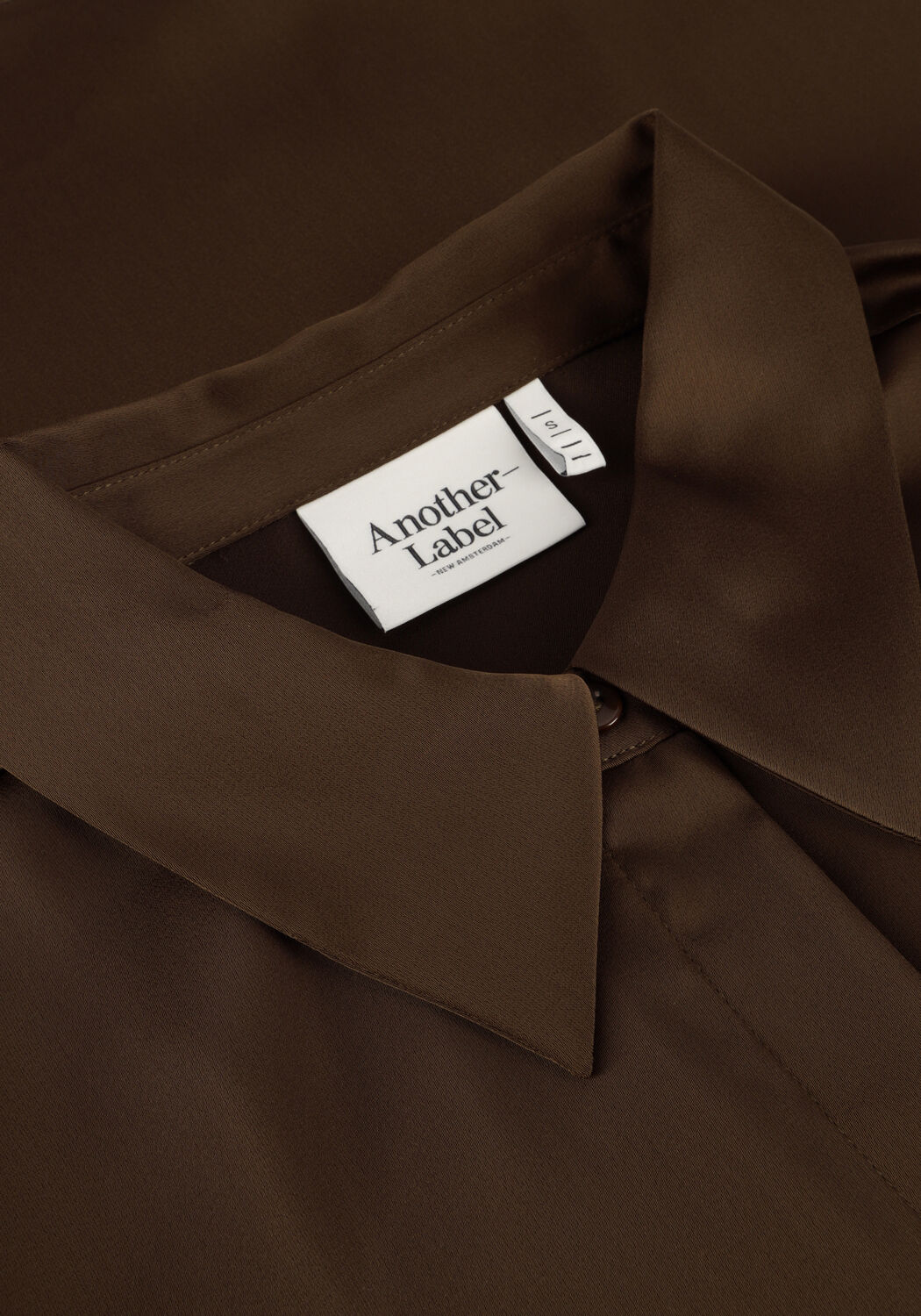 Bruine ANOTHER LABEL Blouses CAROLINE SHIRT - large