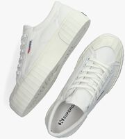 Witte SUPERGA 2631 STR. PLATFORM W-W Lage sneakers - medium