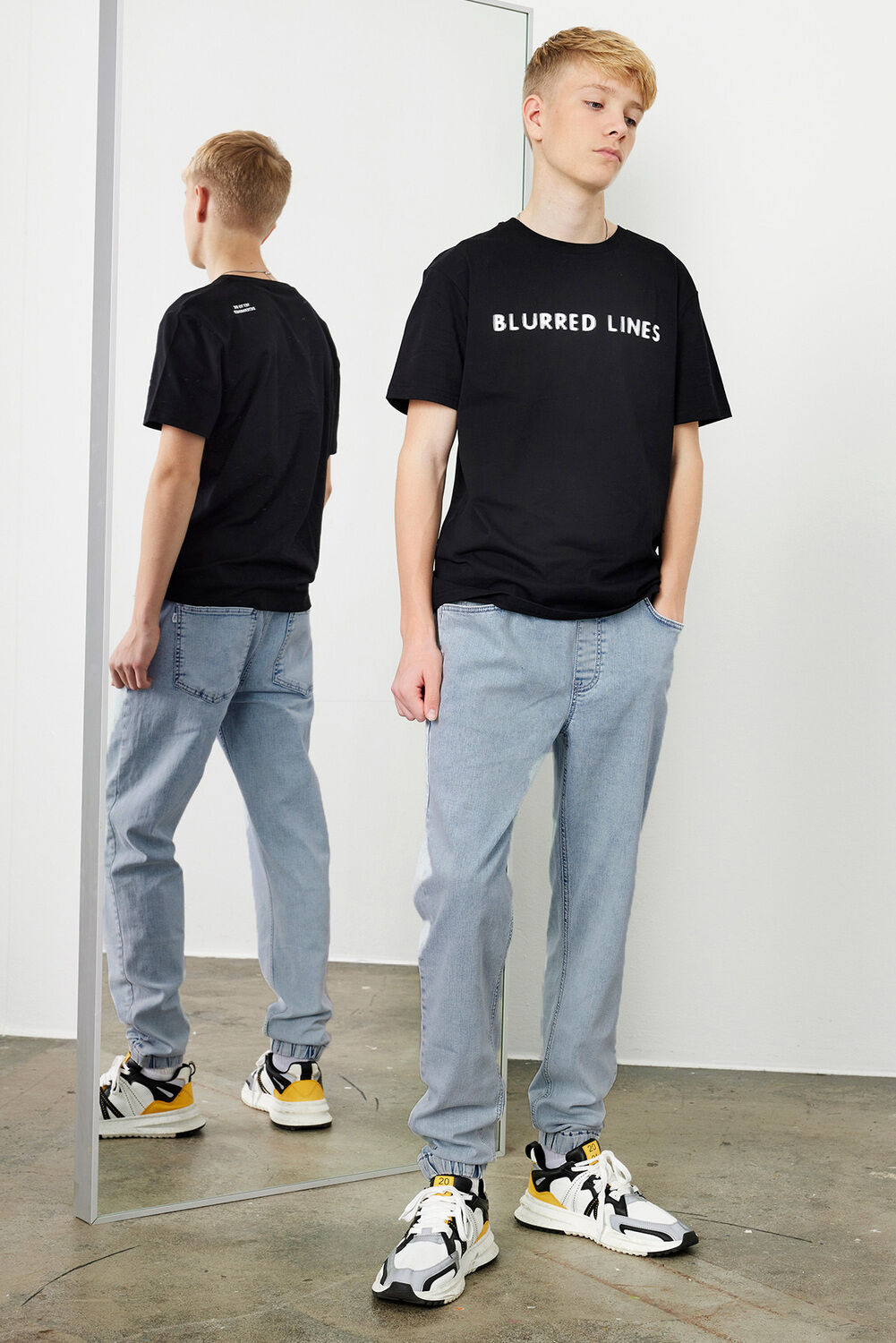 Blauwe HOUND Tapered jeans JOGGER JEANS - large