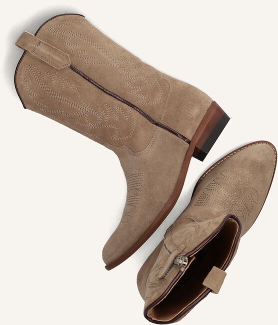 Taupe CLIC! Cowboylaarzen 20200 Taupe CLIC! Cowboylaarzen 20200 - large