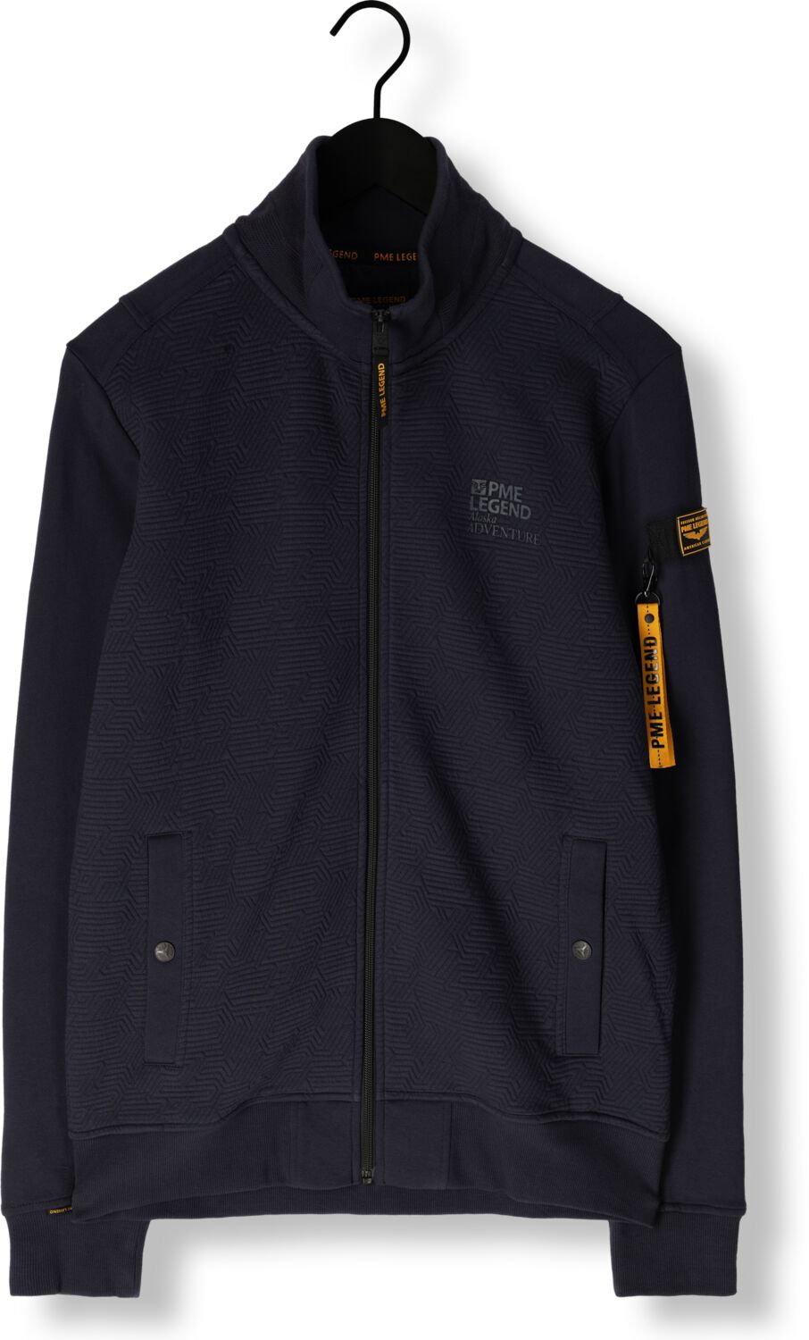 PME LEGEND Heren Truien & Vesten Zip Jacket Jacquard Interlock Sweat Creme