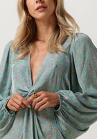 Lichtblauwe SISSEL EDELBO Mini jurk WENDY SHORT DRESS - medium