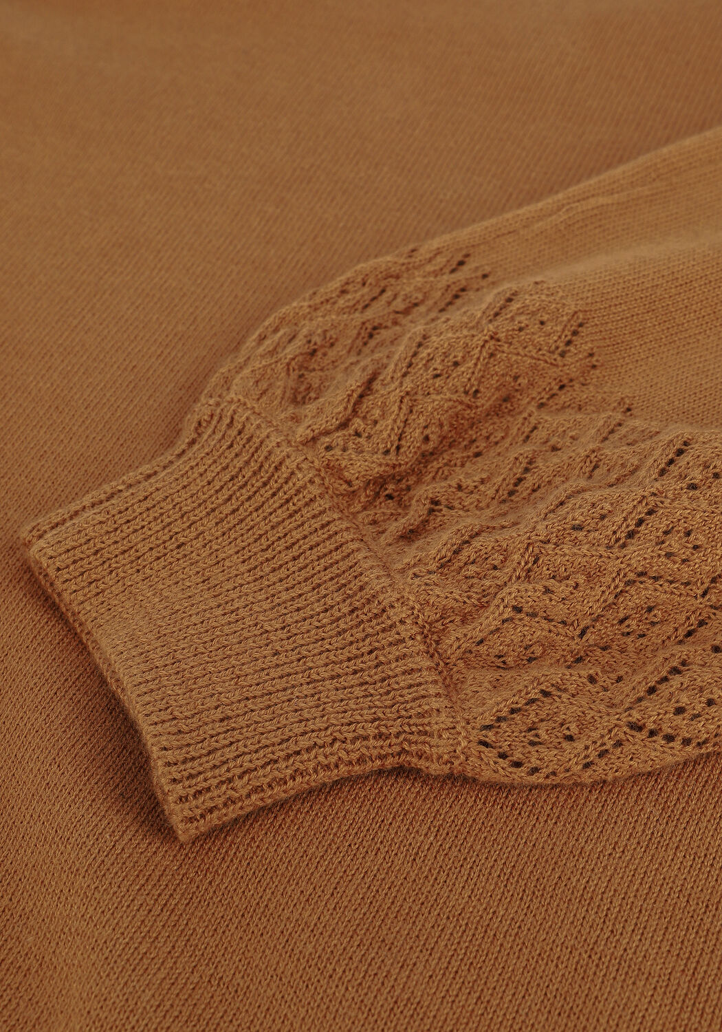 Camel OBJECT Trui SHARON L/S KNIT PULLOVER - large