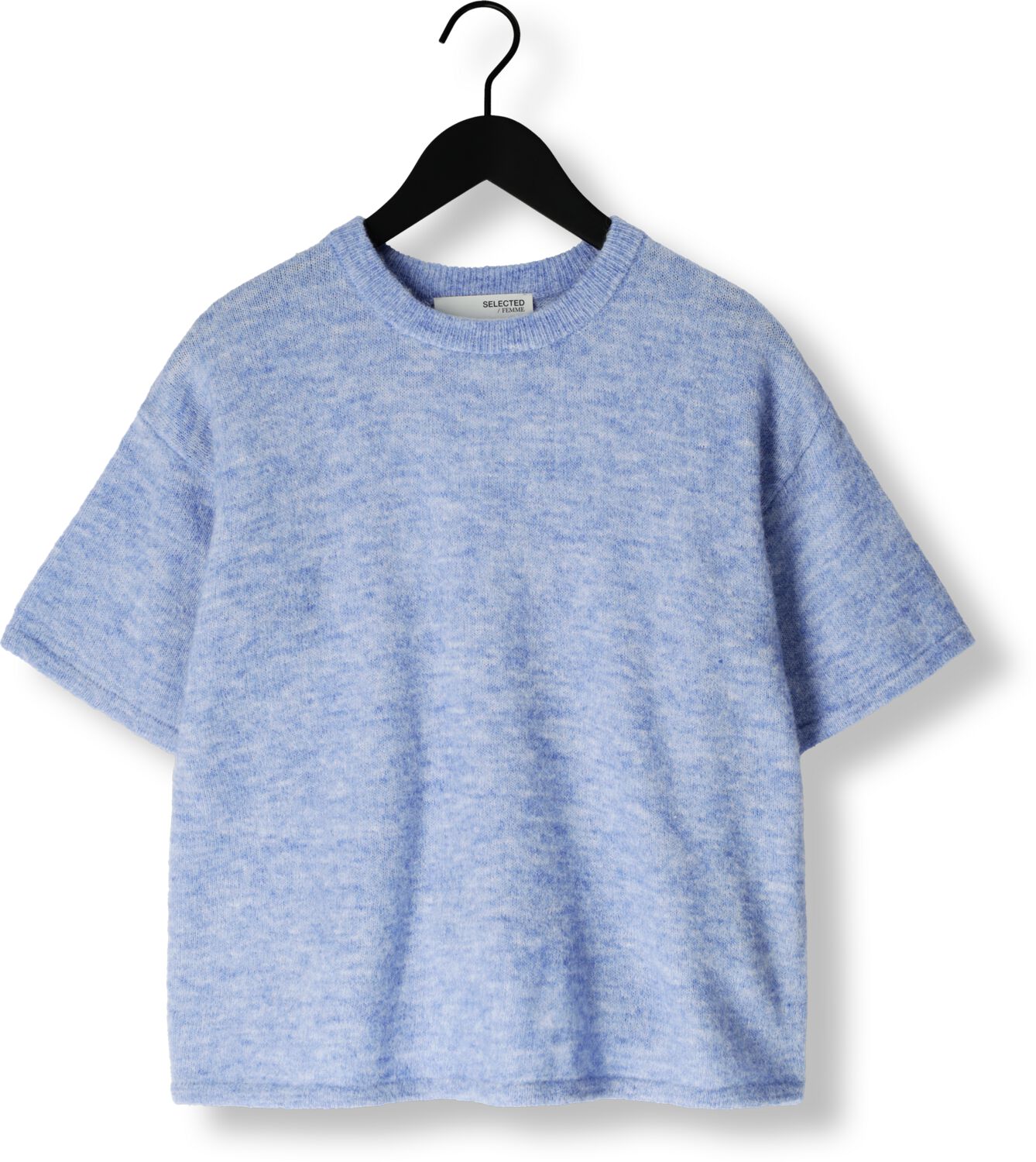 SELECTED FEMME Dames Tops & T-shirts Slfmaline-liliana 2 4 Knit O-neck Lichtblauw