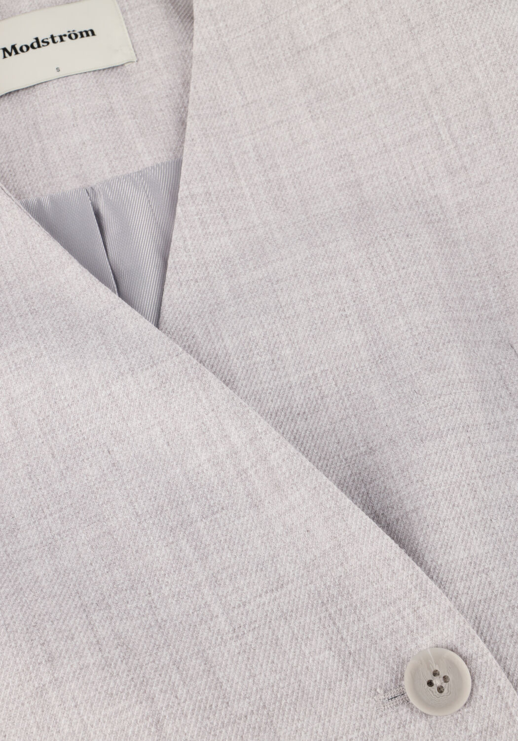 Lichtgrijze MODSTR&Ouml;M Blazer HEARTMD FITTED BLAZER - large