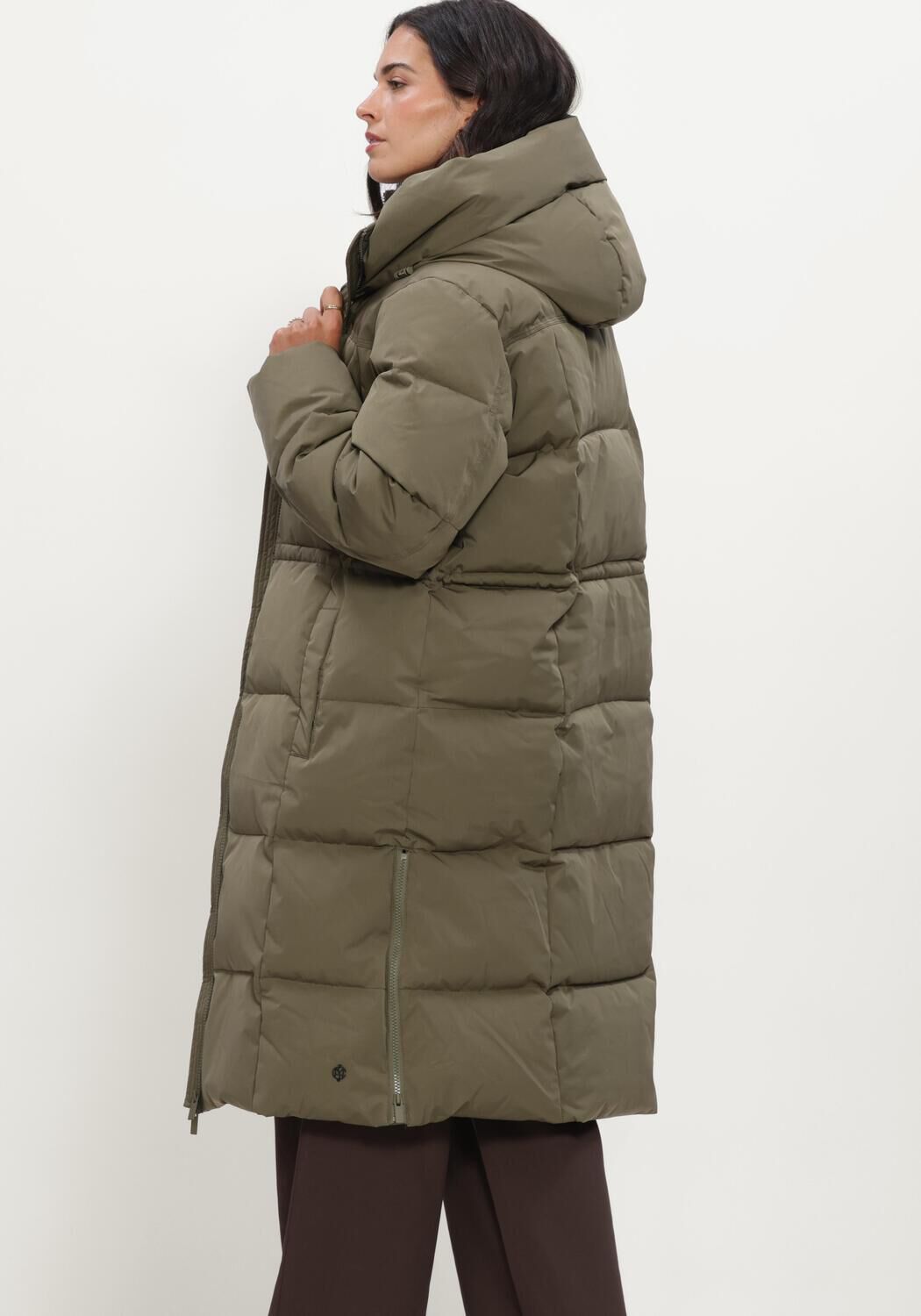 Khaki MSCH COPENHAGEN Gewatteerde jas MSCHZALA PAVINARIA JACKET - large