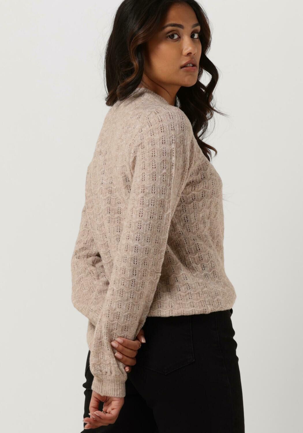 beige modstr m trui alves o neck
