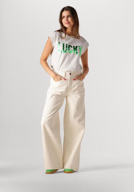 Grijze BY-BAR T-shirt THELMA LUCKY TOP - large