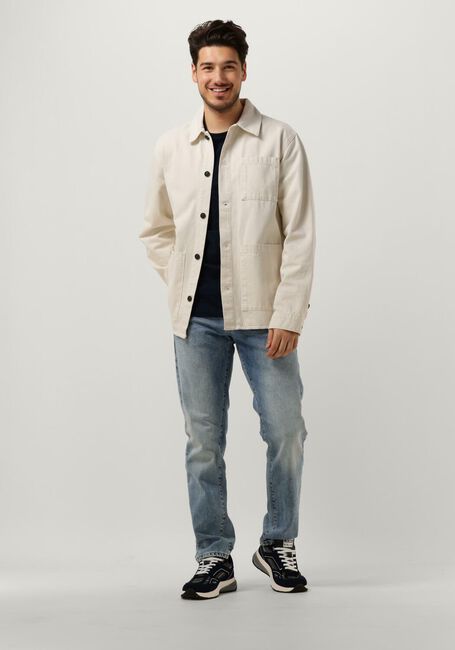 Donkergrijze CAST IRON T-shirt SHORT SLEEVE R-NECK ORGANIC COTTON SLUB ESSENTIAL - large