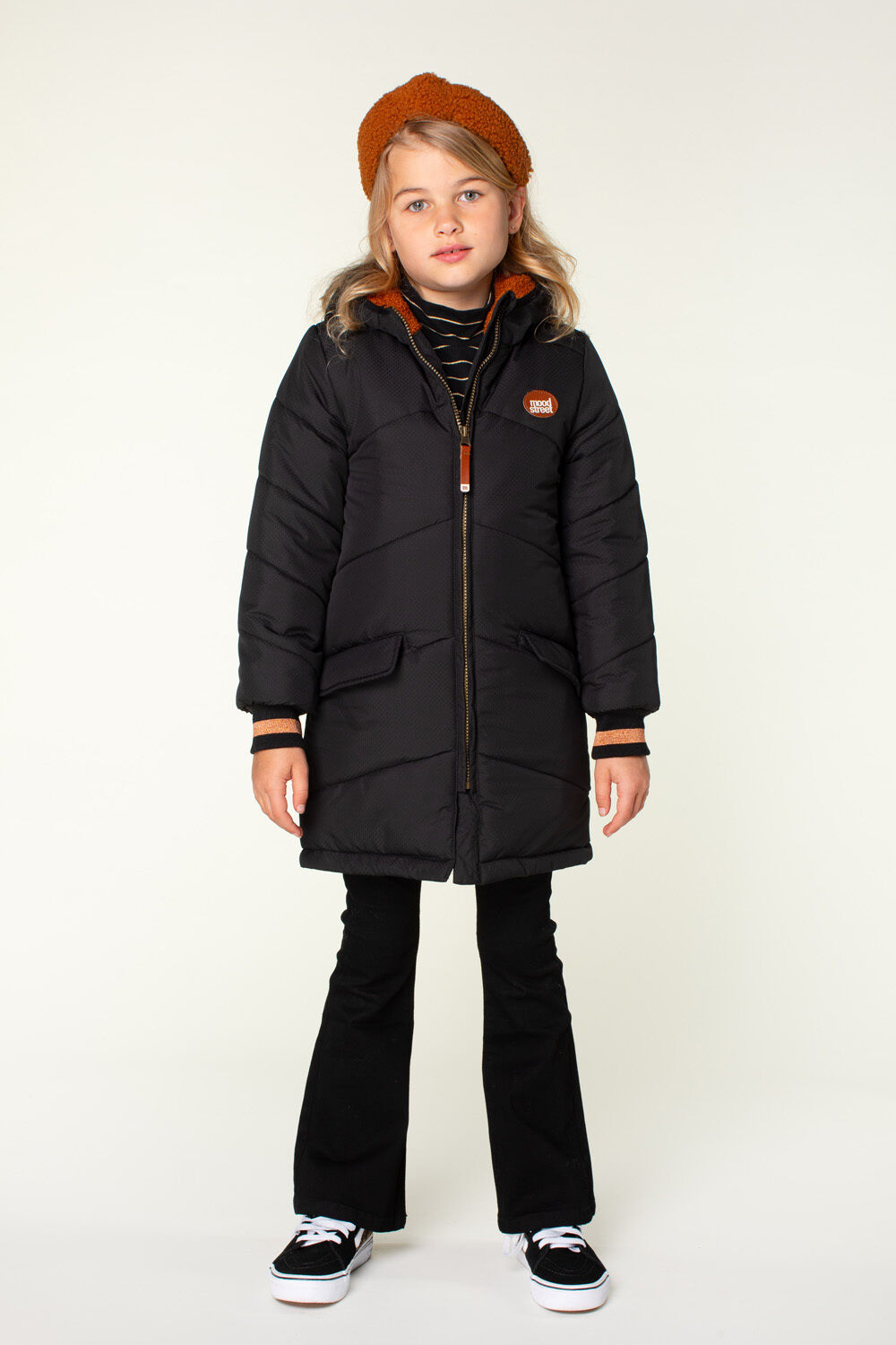 MOODSTREET Meisjes Jassen Parka Jacket Jara Zwart